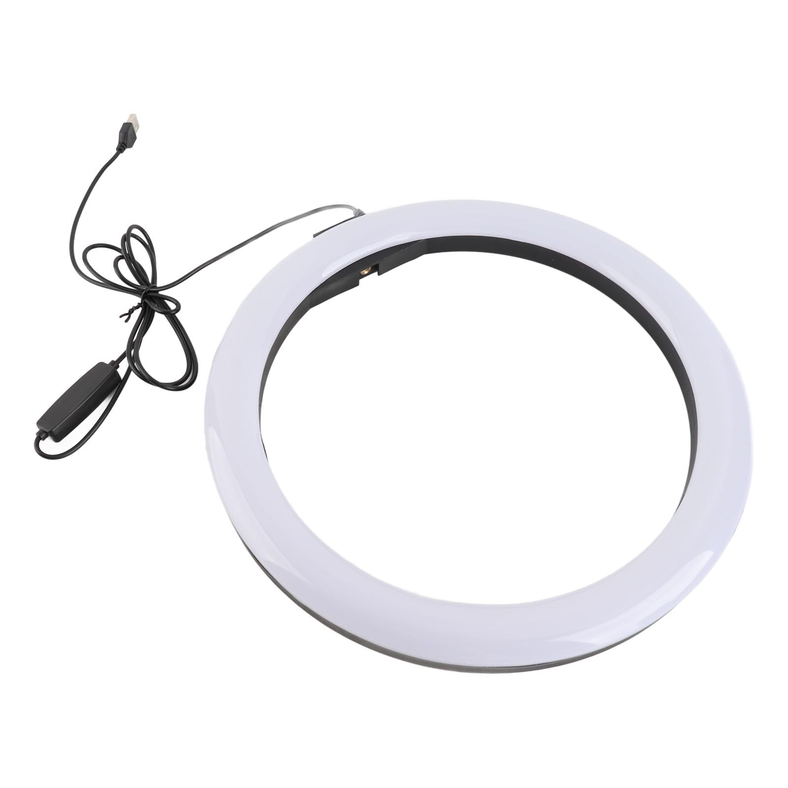EBTOOLS Makeup Lamp Light Ring,LJJ 3012W 12 Inch 160LED Dimmable Light 3200K-5600K Replacement for Makeup with Ball Head Phone Clip