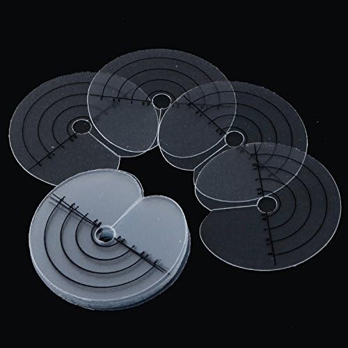 Amesun 50PCS Single Hole Spacer Template for Fusion Human Hair and Feather Extensions and I Tip