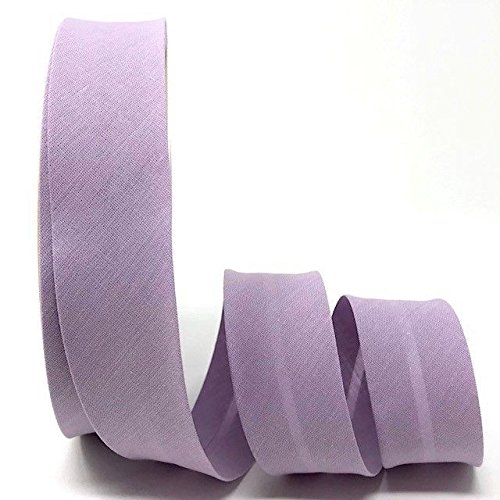 Byetsa Lilac 30mm Polycotton Bias Binding on a 25m Roll