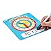 ZazzyKid Time Learning Analog Clock for Kids - Pack of 5 (7 x 8 Inches) with 5 Erasable Markers: Teach Children to Tell The Time