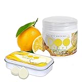 All Natural Toilet Odor Eliminating Tablets You Drop In Before You Go- Lemon Scented Doo Drops / Drop & Go, No Waiting / 62 Flushes