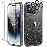 BERFY Glitter Case for iPhone 14 Pro Max, with 2Pcs