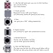 FidgetKool 1pcs Pressure Relief Fidget Toys Dice Cube Relieves Stress and Anxiety for Children and Adults Add and ADHD Toys Gifts Grey and Black