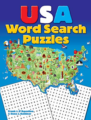 USA Word Search Puzzles by Ilene J. Rattiner, Frank J. D'Agostino