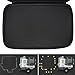 CamKix Carrying Case with Fully Customizable Interior compatible with Gopro Hero 7, 6, 5, Black, Session, Hero 4, Session, Black, Silver and DJI Osmo Action