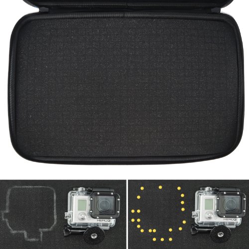 image for CamKix Carrying Case with Customizable Interior for Gopro Hero 5 Black