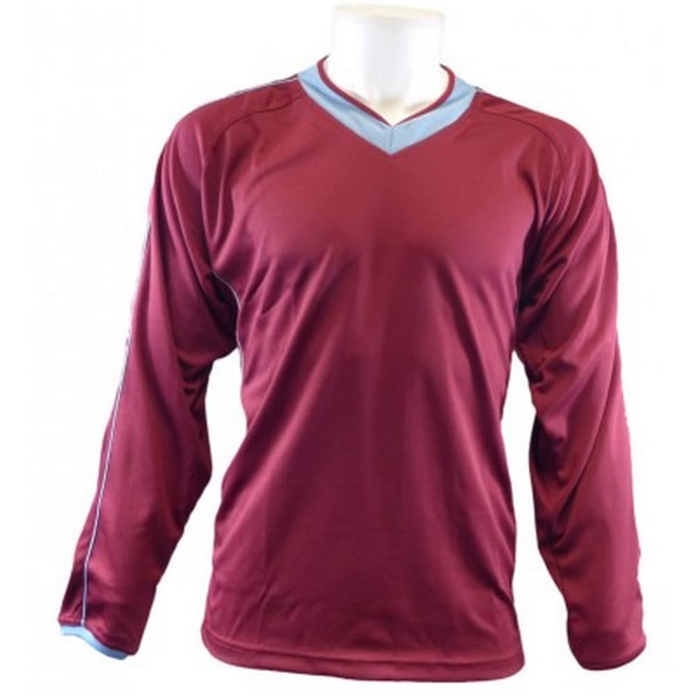 Carta Sport CJEM6 Maroon/Sky Football FB Jersey England + Piping XL(46-48, One Size