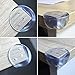 YOOFOSS 20 PCS Clear Table Corner Guards Edge Protector with Smile Shape for Home Baby Safety