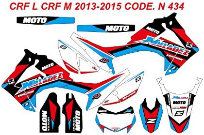 N 434 HONDA CRF 250L CRF 250M 2012-2016 DECALS STICKERS GRAPHICS KIT