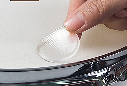 ieasysexy Drum Damper Gel Pads Transparent Cymbal Mute Pack for Drums and Cymbals Cymbal Set for Quiet Pratice 6-Piece Pack