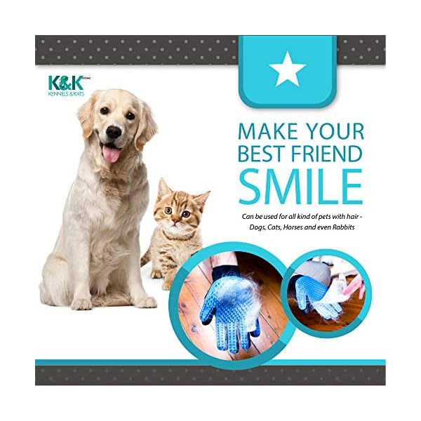 KK-Pet-Grooming-Glove-Set-Premium-Deshedding-Glove-for-Easy-Mess-free-Grooming-of-Dogs-Cats-Rabbits-and-Horses-with-LongShortCurly-fur-1-Pair-Gentle-Pet-Hair-Remover-Mitt-with-Storage-Bag KENNELS & KATS Pet Grooming Glove | Pet Brush Glove | Premium De-shedding Glove for Easy, Mess-free Grooming with 260…