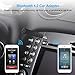 Bluetooth Receiver Adapter Handsfree Car Kits Wireless Bluetooth Music Adapter Audio Receiver 3.5mm for Car Stereo AUX Home Stereo Wired Headphones Portable Bluetooth Receiver by GULAKI