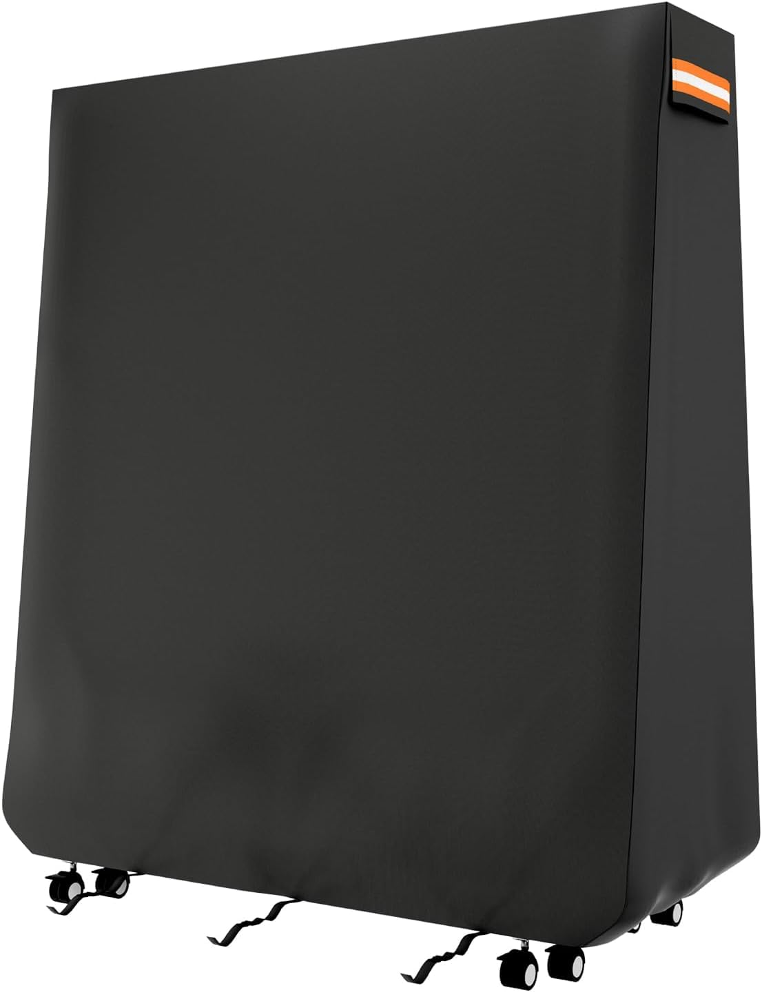 EVRBUL Ping Pong Table Cover Outdoor Waterproof Folding Table Tennis Cover Heavy Duty 420D Sunproof Windproof for Universal 9 x 5 FT Foldable Tables with Storage Bag