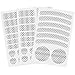 Reflective Stickers for Helmet Bicycle,AGPTEK 38 Pcs Bicycle Reflective Tape, Reflective Stickers for Hard Surfaces Motorcycle, Helmets, Bicycles, Strollers, Wheelchairs (3 Pack, 6.5 x 4.13 Inches)