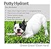 Vet Worthy Pet Potty Hydrant for Dogs - Scented Training Aid - Ideal for All Ages - Helps Dogs Track Designated Potty Spot - For a Cleaner Lawn and Safe for Dogs
