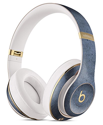 Grunge Blue Conrete Surface 2 DesignSkinz Full-Body Skin Kit for the Beats by Dre Studio Remastered Wireless Headphones / Ultra-Thin / Matte Finished / Protective Skin Wrap - Thumbnail 3