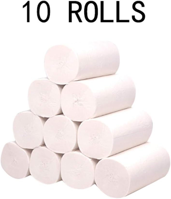 Premium 4-Ply Paper Towels, Choose-A-Sheet Paper Towels, Soft & Strong Kitchen Paper Towels, White, Value Rolls, 10 Rolls Tissue (10 Rolls Tissue)