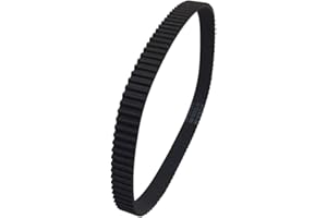 BEMONOC 2Pcs/Pack HTD 5M Rubber Timing Belts Closed-Loop 520mm Length 104 Teeth 15mm Width for Parking Entrance Railing Synchronous Belt