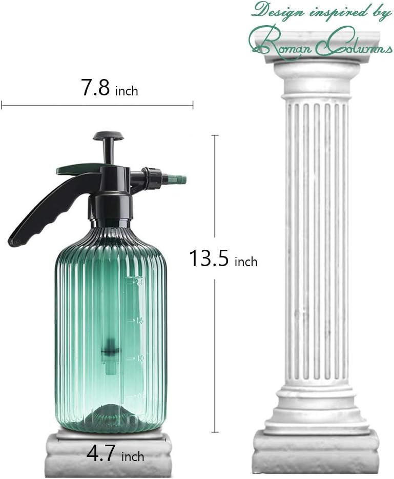 65 Oz (2 L) Multi-Purpose Pressurized Spray Bottle with Foaming and Adjustable Nozzles : Garden & Outdoor