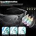 TOREGE Men's Sports Style Polarized Sunglasses Al-Mg Metal Frame Glasses M292 (Silver&Grey Lens)