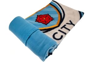 Manchester City FC Fleece Blanket - Authentic EPL Blue
