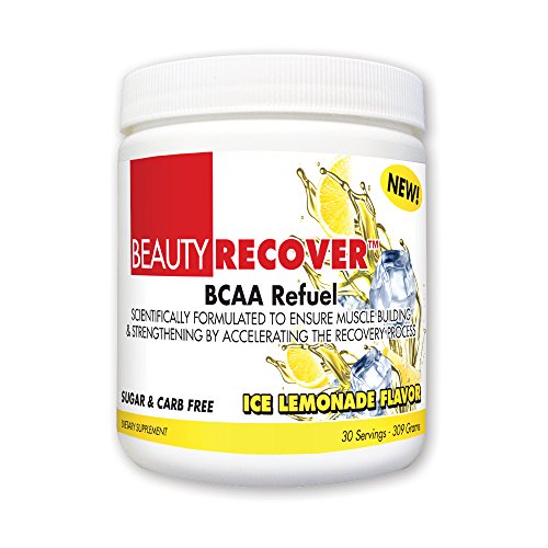 BeautyFit BeautyRecover, BCCA Refuel For Women, Ice Lemonade, 314 grams (30 Servings)