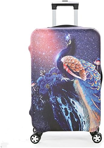 Colorpole Digital Luggage Cover Protective Suitcase Fabric Fits 18 22 30 inch (L, Starry)