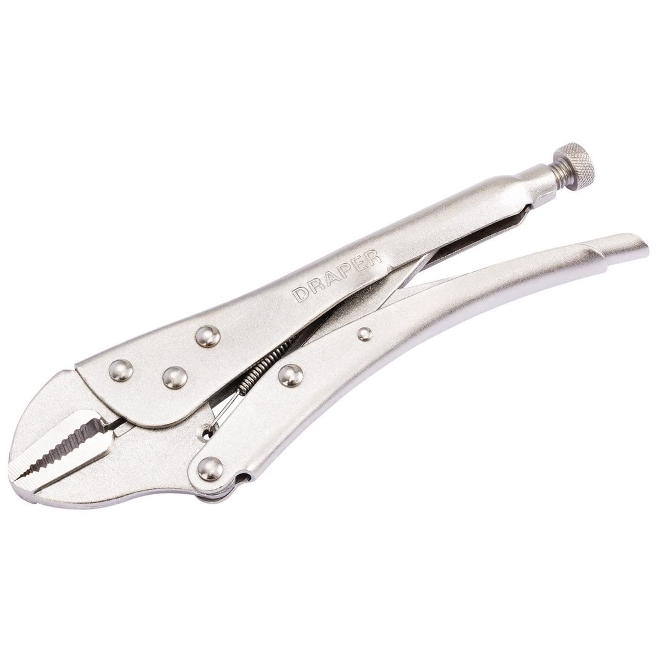 Draper Redline 225mm Self Grip Pliers | Self Grip Pliers | Straight Jaw | Locking Plier Hand Tools | Carbon Steel Hand Tool | 67824