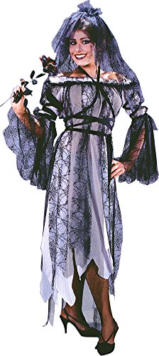 Adult-Costume Black Widow Bride Halloween Costume - Most Adults