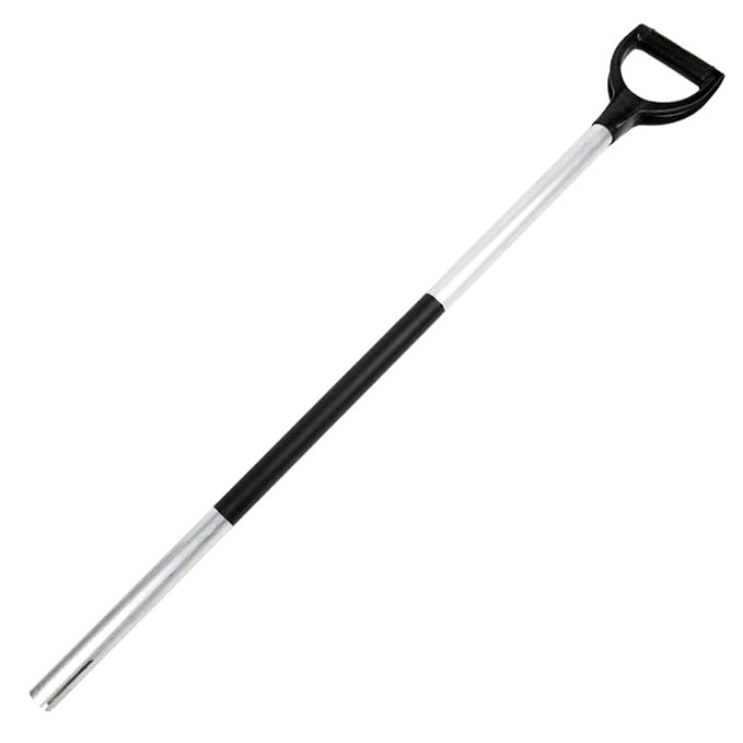 Spatenstiel Aluminum Stiel mit D-Griff 1,10 Meter 3 cm Aufnahme