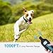 PetYeah Dog Training Collar,Rechargeable and Waterproof Dog Shock Collar with Remote,Up to 1000Ft Remote, Bark Collar with Beep/Vibration/Static Shock Mode for Small Medium Large Dogsthumb 2