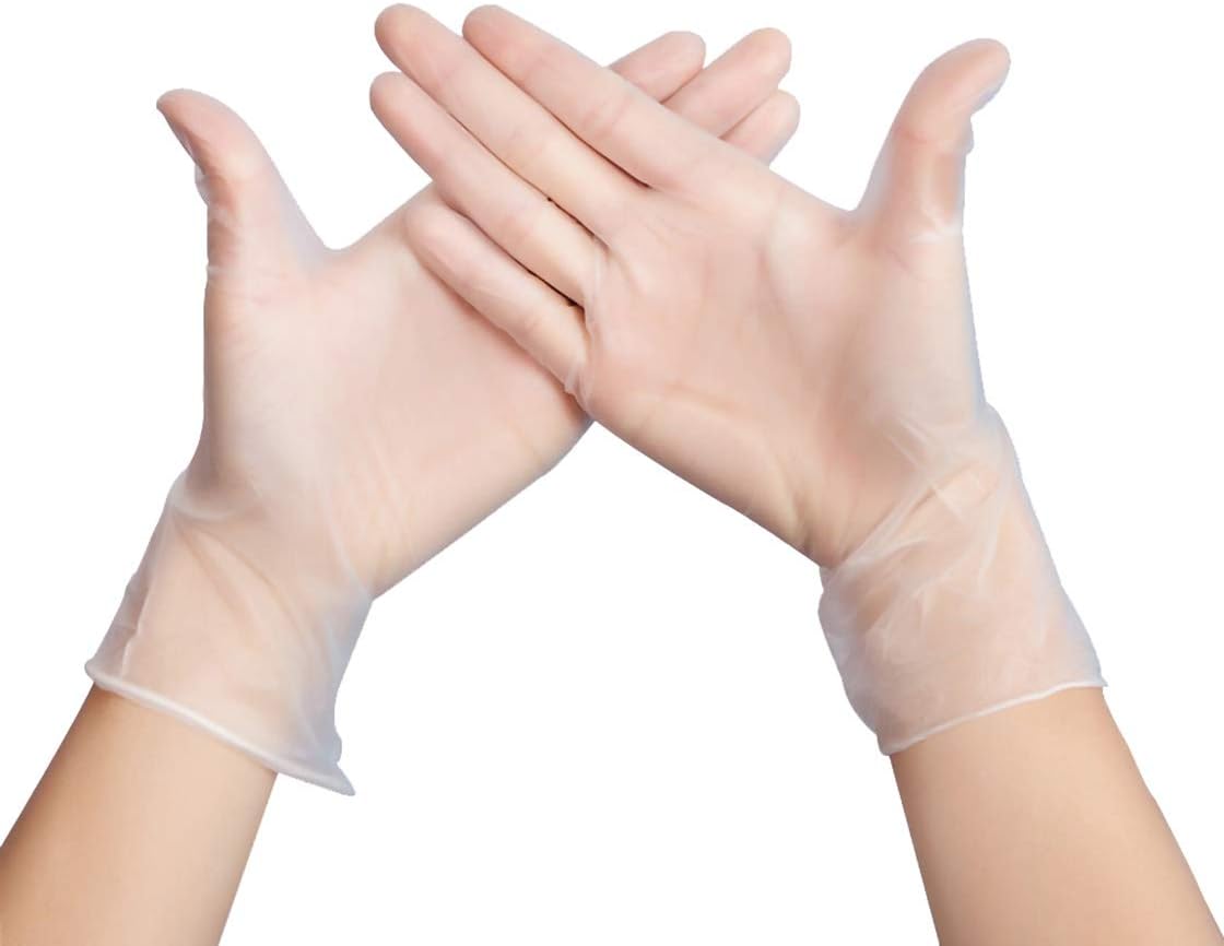 Household Disposable Gloves, Cleaning Gloves, Gloves for Tidy up Housework, Beauty, Hairdressing, Tattoos, Hand Protection 20 Pairs (Large)