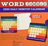 2020 Word Jumble Daily Desktop Calendar by