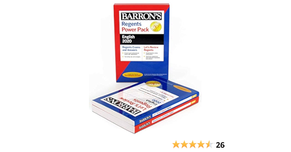 Regents English Power Pack 2020 Barron S Regents Ny Chaitkin M S Carol 9781506253817 Amazon Com Books
