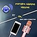 VERKB Wireless Karaoke Microphone with Speaker and FM, Mothers Day Gift Idea, 5in1 Magic Sound Portable Bluetooth karaoke Machine for Smartphone Home KTV, Party (Rose Gold)