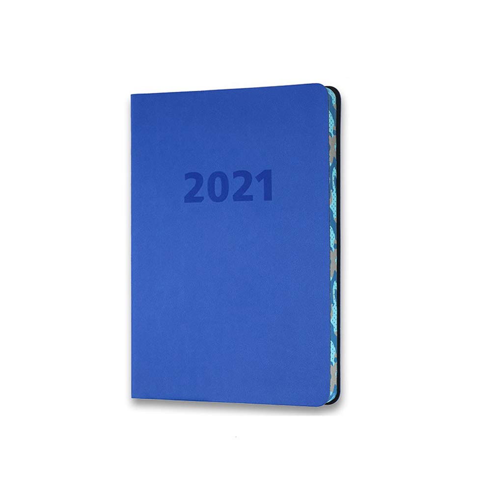 Collins Edge Camo A5 Week to View 2021 Diary - Indigo