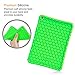 Fintie Case for iPad 9.7 2018 2017 / iPad Air 2 / iPad Air - [Honey Comb Series] Light Weight Anti Slip Kids Friendly Shock Proof Silicone Protective Cover for iPad 6th / 5th Gen, Green