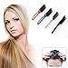 Gracefulvara Portable Travel Folding Hair Brush With Mirror Compact Pocket Size Comb Black