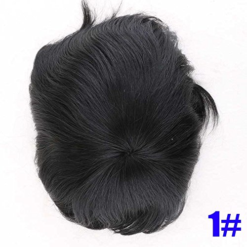 Alicrown hair stock 10" 8" men toupee mono la…