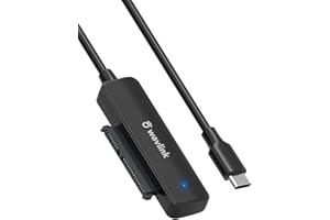 WAVLINK USB to SATA III Adapter Cable for 2.5" SATA SSD/HDD, Type-C Port Provides Higher Speed Data Transfer, Supports Trim, 