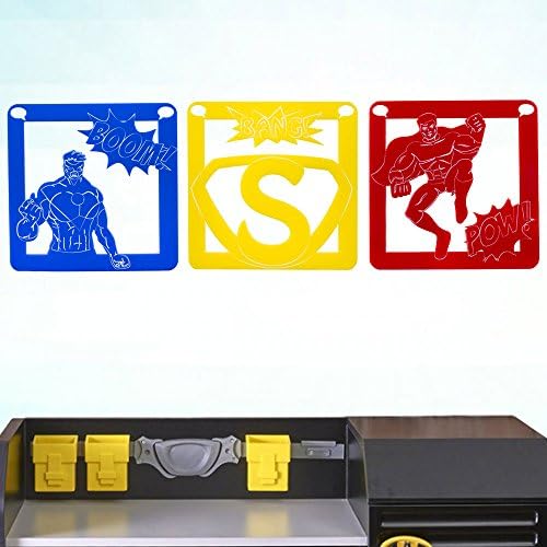 Super Hero Wall Decoration Children Boys Room Man Strongest Characters Unique Art Acrylic Gift Personalised