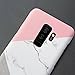 Jwest Galaxy S9 Case, Marble Design Pink Geometric Anti-Scratch &Fingerprint Shock Proof Thin Non Slip Matte Back Grip Slim Fit Shell Hard Protective Cover for S9