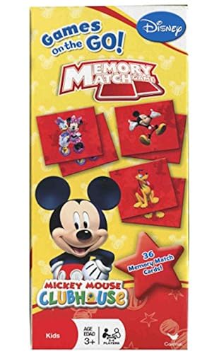 Disney Mickey Mouse Clubhouse Memory Match Game, Red, Yellow in Oman  Whizz Categories