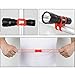 5 Pcs Silicone Gel Road Bike Mountain Bicycle Cycling Cycle Bike Phone Light Water Bottle Holder Strap Band (Black)