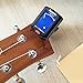 Anpro GT-1 Digital Tuner for Guitar Bass Ukulele Chromatic Violin with 12 Packs Guitar Picks (include 0.46mm 0.71mm 0.96mm) and a Leather Key Chain Pick Holder
