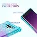 Ruky for Galaxy Note 9 Case, Gradient Quicksand Series Glitter Flowing Liquid Floating TPU Bumper Cushion Reinforced Corners Girls Women Cute Case for Galaxy Note 9 (2018 Release) (Aqua Purple)