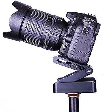 Z Pan Tilt Foldable Baseplate Flexible Head Angle for Tripod DSLR