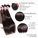 Nadula Hair 12A Brazilian Straight Virgin Human Hair 3 Bundles, 100% Unprocessed Virgin Remy Silky Straight Human Hair Weave Extension for Black Women Natural Color (20 22 24)