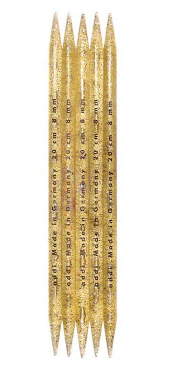 addi Knitting Needle Double Pointed Plastic 8 inch (20cm) (Set of 5) Size US 11 (8.0mm)