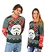 Star Wars Stormtrooper With Reindeer Antlers Green Ugly Christmas Sweater (Adult Medium)